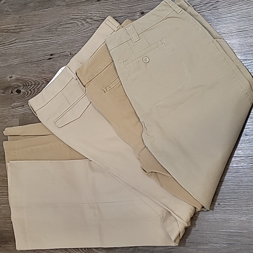 3 Pair Khaki Pants(Gap and Victoria Secret)